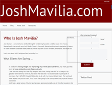 Tablet Screenshot of joshmavilia.com